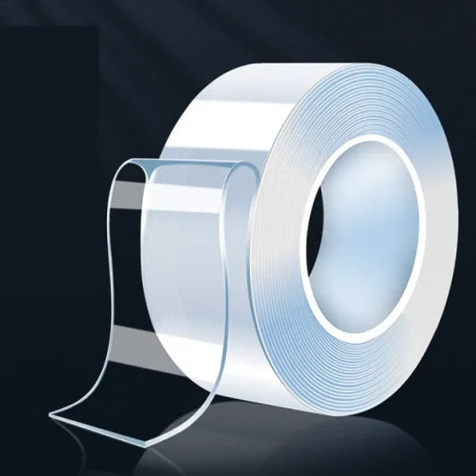 Nano Double-sided Tape (1 Meters) – Washable, Reusable, And Strong Adhesive For Multi-purpose Use – Versatile Tape For Home, Office, And Diy Projects